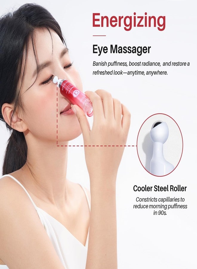 SPODARE Caffeine & Retinol Eye Serum for Dark Circles, Puffiness and Wrinkles, Under Eye Cream with Hyaluronic Acid, Niacinamide & Peptides, Roller Serum with 360°Massage Ball - 0.5 fl. oz - Image 4